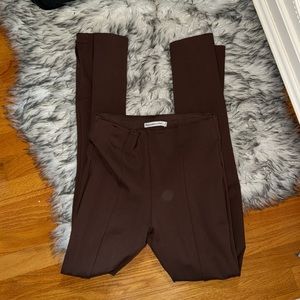 Abercrombie brown bootcut pants
